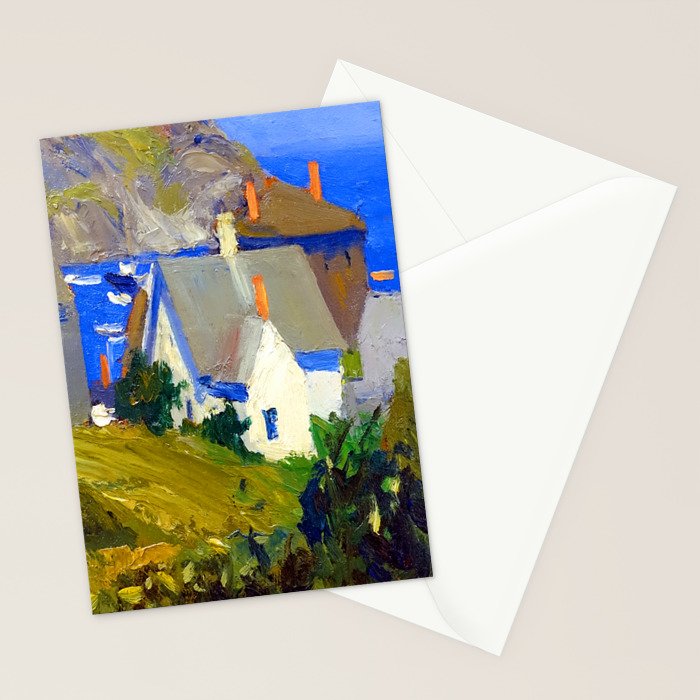 Edward Hopper Monhegan Houses Stationery Card Gallery Image 2