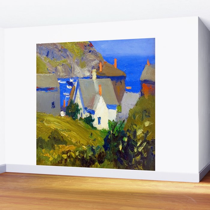 Edward Hopper Monhegan Houses Wall Mural Gallery Image 2
