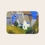 Edward Hopper Monhegan Houses Bath Mat Gallery Image 1