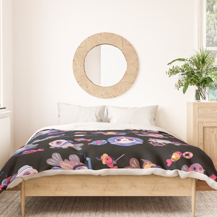Cory cats on voyage Duvet Cover Gallery Image 3