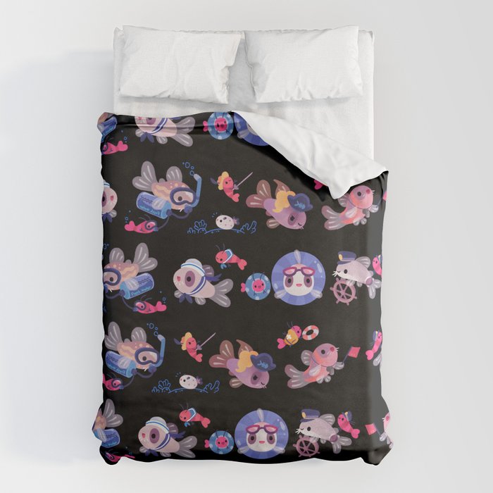 Cory cats on voyage Duvet Cover Gallery Image 6