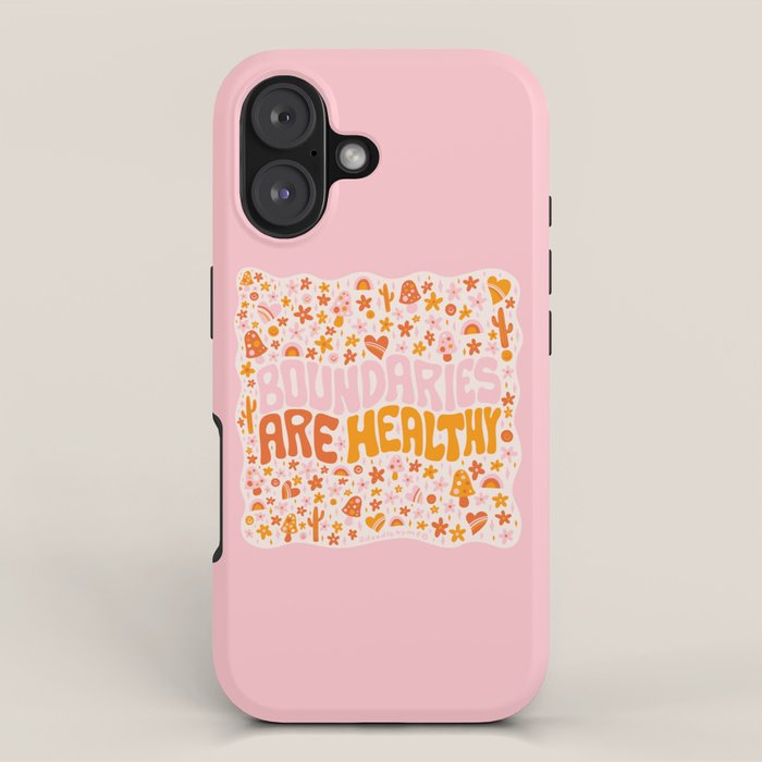 Boundaries Are Healthy iPhone Case Gallery Image 1