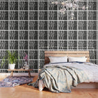 Nashville Mono Street Map Text Overlay Wallpaper Gallery Image 3