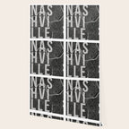 Nashville Mono Street Map Text Overlay Wallpaper Gallery Image 2