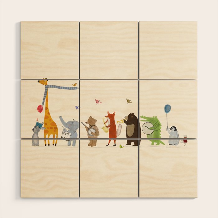 little parade Wood Wall Art Gallery Image 1