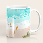 Dream in Colors Borrowed From The Sea | Ocean Tropical Beachy Summer | Swim Surf Travel Vacation Coffee Mug Gallery Image 1