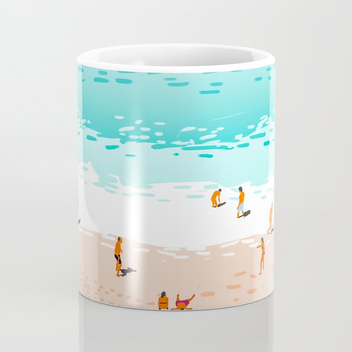 Dream in Colors Borrowed From The Sea | Ocean Tropical Beachy Summer | Swim Surf Travel Vacation Coffee Mug Gallery Image 4