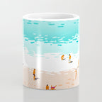 Dream in Colors Borrowed From The Sea | Ocean Tropical Beachy Summer | Swim Surf Travel Vacation Coffee Mug Gallery Image 4
