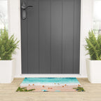 Dream in Colors Borrowed From The Sea | Ocean Tropical Beachy Summer | Swim Surf Travel Vacation Welcome Mat Gallery Image 3