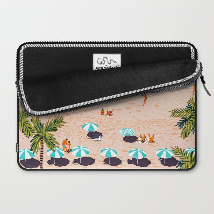 Dream in Colors Borrowed From The Sea | Ocean Tropical Beachy Summer | Swim Surf Travel Vacation Laptop Sleeve Gallery Image 2