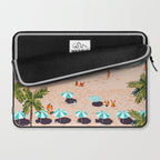 Dream in Colors Borrowed From The Sea | Ocean Tropical Beachy Summer | Swim Surf Travel Vacation Laptop Sleeve Gallery Image 2