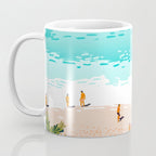Dream in Colors Borrowed From The Sea | Ocean Tropical Beachy Summer | Swim Surf Travel Vacation Coffee Mug Gallery Image 3