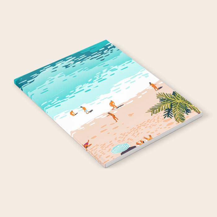 Dream in Colors Borrowed From The Sea | Ocean Tropical Beachy Summer | Swim Surf Travel Vacation Notebook Gallery Image 1