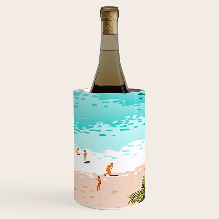 Dream in Colors Borrowed From The Sea | Ocean Tropical Beachy Summer | Swim Surf Travel Vacation Wine Chiller Gallery Image 3