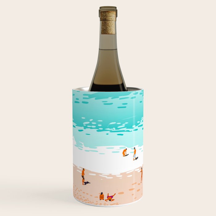 Dream in Colors Borrowed From The Sea | Ocean Tropical Beachy Summer | Swim Surf Travel Vacation Wine Chiller Gallery Image 1