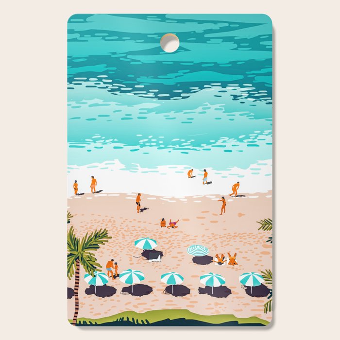Dream in Colors Borrowed From The Sea | Ocean Tropical Beachy Summer | Swim Surf Travel Vacation Cutting Board Gallery Image 1