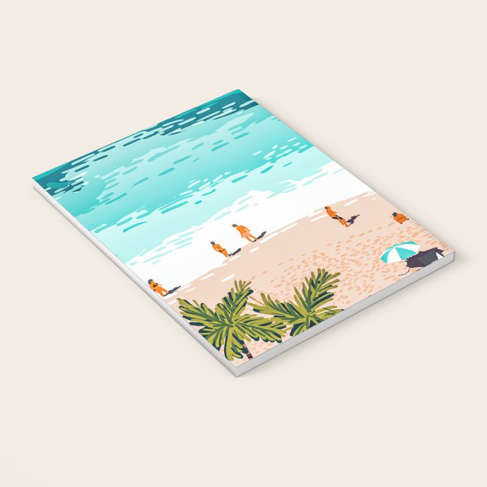 Dream in Colors Borrowed From The Sea | Ocean Tropical Beachy Summer | Swim Surf Travel Vacation Notebook Gallery Image 3