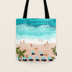 Dream in Colors Borrowed From The Sea | Ocean Tropical Beachy Summer | Swim Surf Travel Vacation Tote Bag Gallery Image 1
