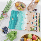 Dream in Colors Borrowed From The Sea | Ocean Tropical Beachy Summer | Swim Surf Travel Vacation Cutting Board Gallery Image 2