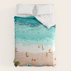 Dream in Colors Borrowed From The Sea | Ocean Tropical Beachy Summer | Swim Surf Travel Vacation Comforter Gallery Image 6