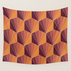 Gisela Color Block Pattern X Wall Tapestry Gallery Image 4