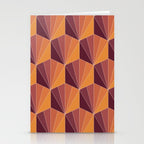 Gisela Color Block Pattern X Stationery Card Gallery Image 2