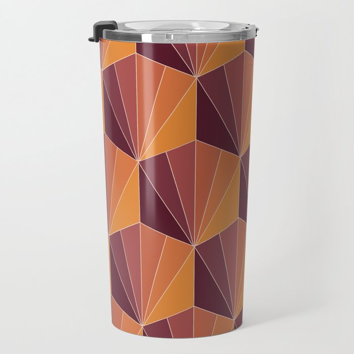 Gisela Color Block Pattern X Travel Mug Gallery Image 3