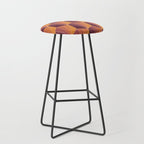 Gisela Color Block Pattern X Stool Gallery Image 1