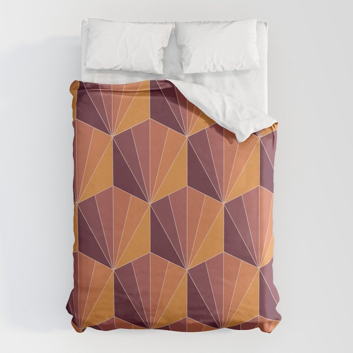 Gisela Color Block Pattern X Duvet Cover Gallery Image 6