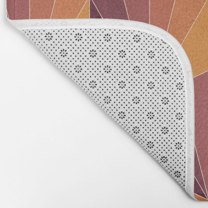 Gisela Color Block Pattern X Bath Mat Gallery Image 2