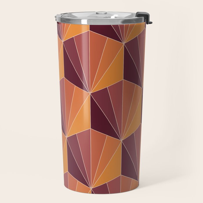 Gisela Color Block Pattern X Travel Mug Gallery Image 2