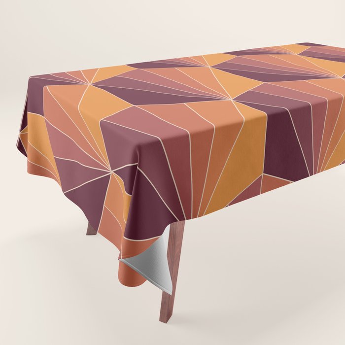 Gisela Color Block Pattern X Tablecloth Gallery Image 1