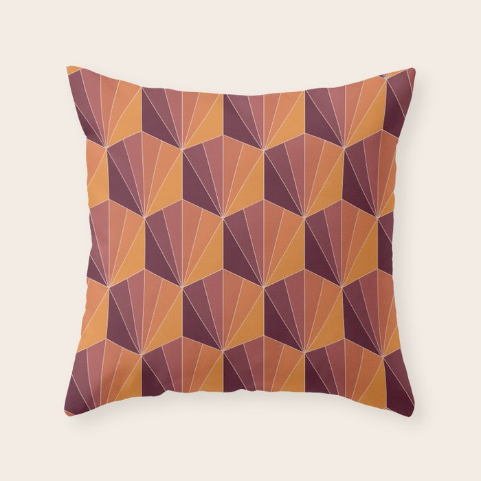 Gisela Color Block Pattern X Throw Pillow Gallery Image 6