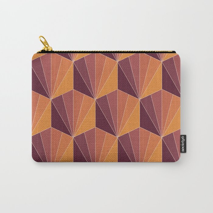 Gisela Color Block Pattern X Carry All Pouch Gallery Image 1