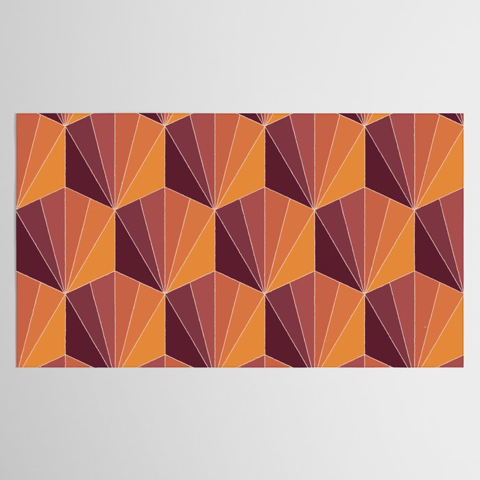 Gisela Color Block Pattern X Tablecloth Gallery Image 2