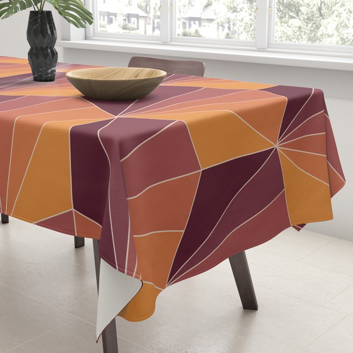 Gisela Color Block Pattern X Tablecloth Gallery Image 3