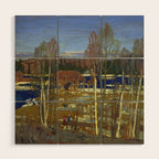 Tom Thomson Larry Dickson's Cabin 1917 Canadian Landscape Artist Wood Wall Art Gallery Image 1