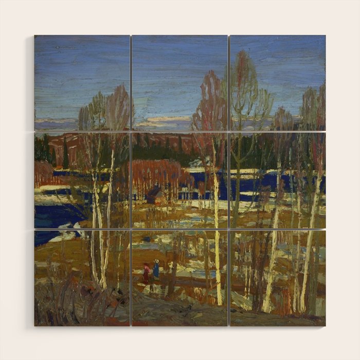 Tom Thomson Larry Dickson's Cabin 1917 Canadian Landscape Artist Wood Wall Art Gallery Image 1