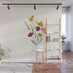 Wildflowers Bouquet Wall Mural Gallery Image 1