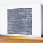 Abstract Stripes Pattern, Indigo, Navy Blue Wall Mural Gallery Image 2