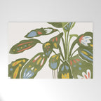 Scandinavian Plant Welcome Mat Gallery Image 1
