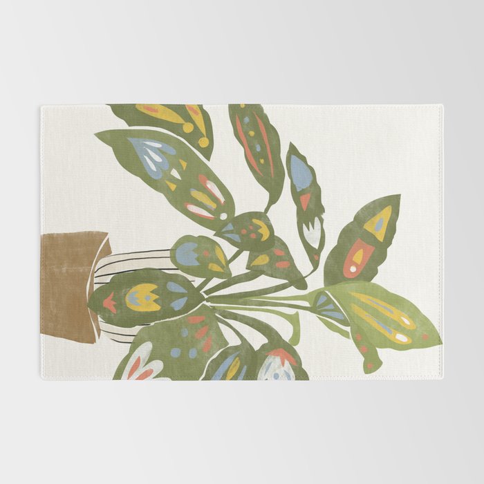 Scandinavian Plant Rug Gallery Image 2