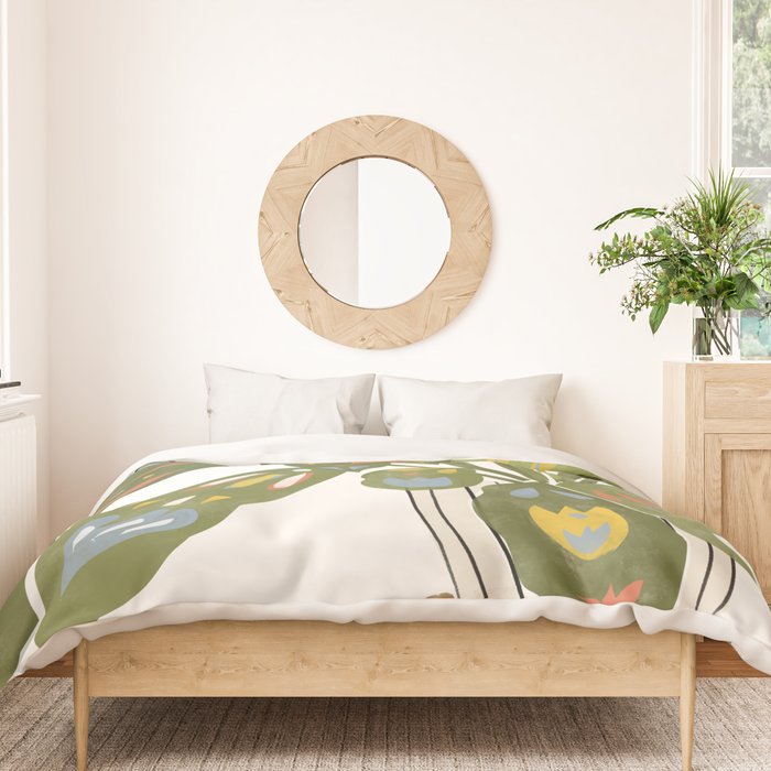 Scandinavian Plant Duvet Cover Gallery Image 3