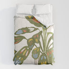Scandinavian Plant Comforter Gallery Image 6