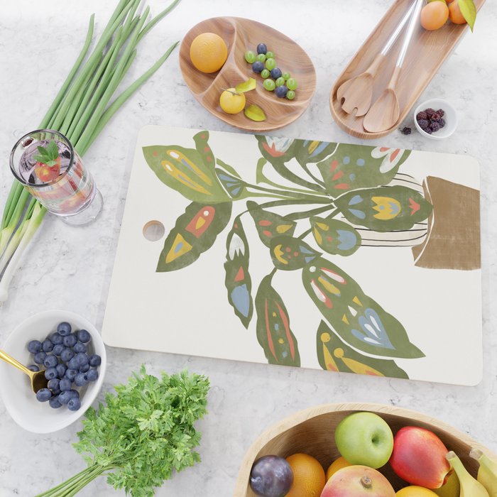 Scandinavian Plant Cutting Board Gallery Image 2