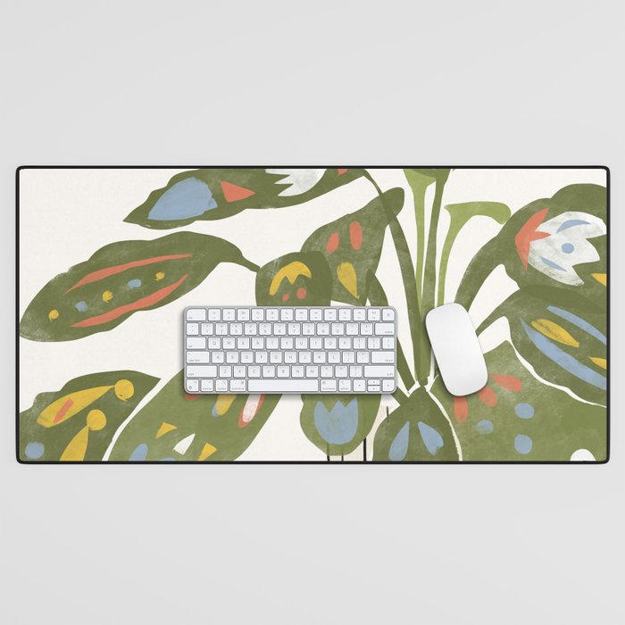 Scandinavian Plant Desk Mat Gallery Image 1