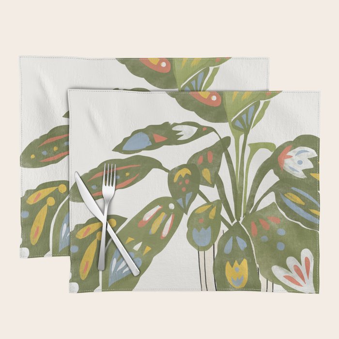 Scandinavian Plant Placemat Gallery Image 1