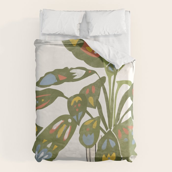 Scandinavian Plant Duvet Cover Gallery Image 1
