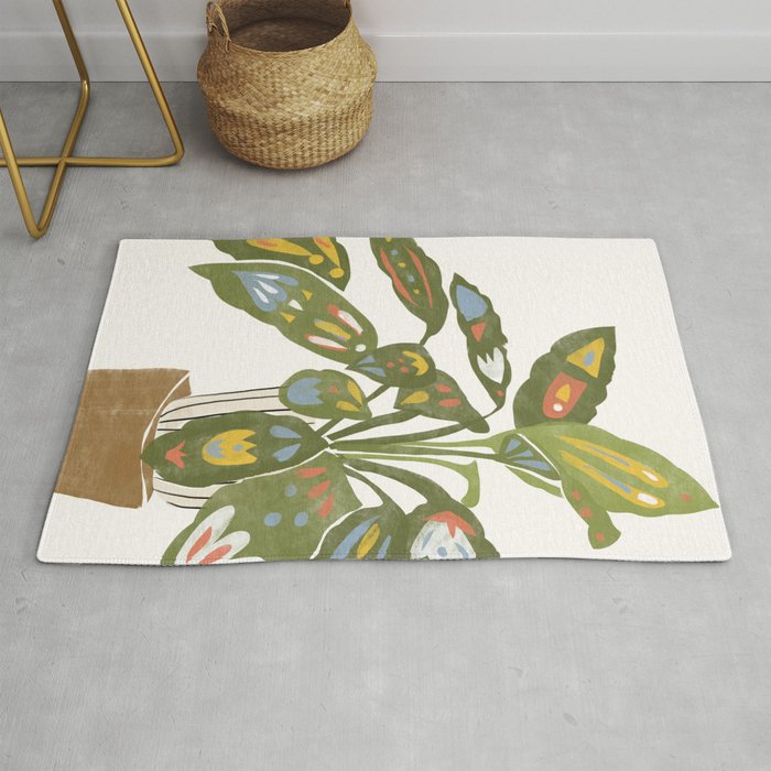 Scandinavian Plant Rug Gallery Image 1