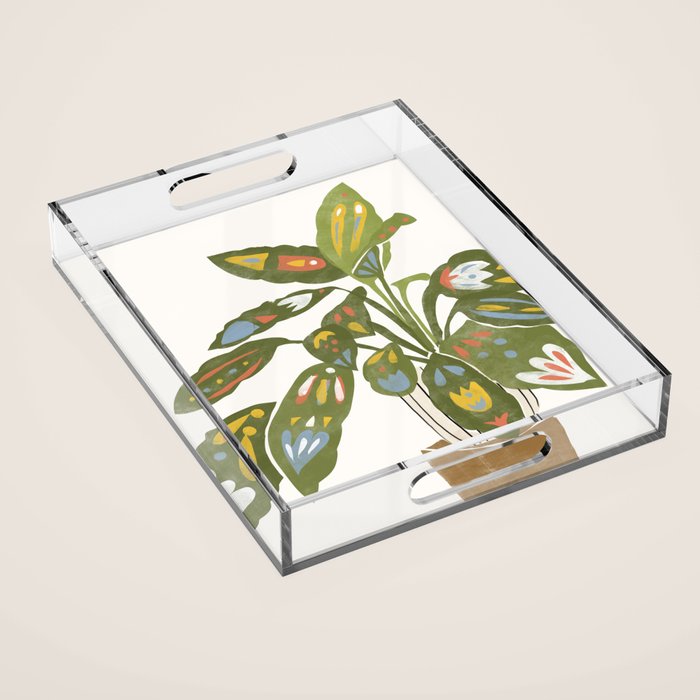 Scandinavian Plant Acrylic Tray Gallery Image 1